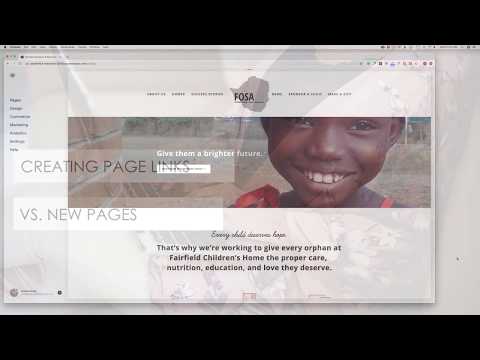 Squarespace Beginner's Tutorial: Using links instead of duplicating a page