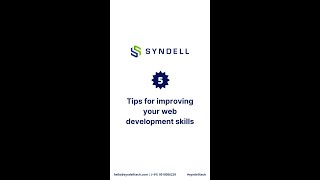 5 Tips for improving your web development skills.. #shorts #webdevelopment   #itcompany #syndell
