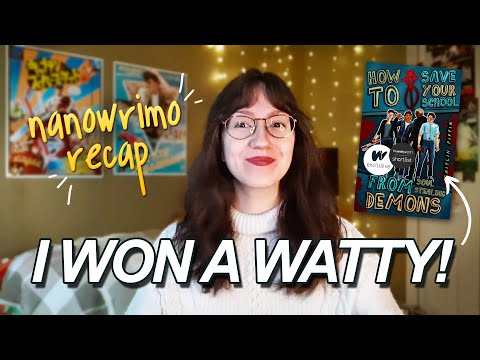I WON A WATTY! 🥳 let's chat! | nanowrimo 2021 recap, poshmark disaster, and upcoming content plans