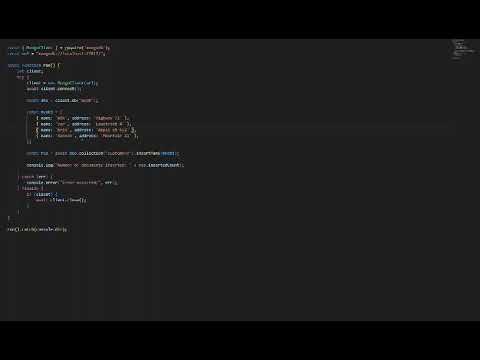 updated mongodb with discussion