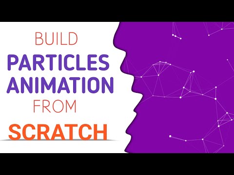 Create ParticleJs library Step By Step From Scratch Using HTML, CSS And JavaScript