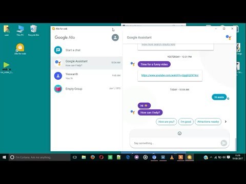 How to get Google Allo on your desktop 2017!!!!