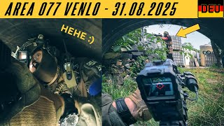 Surprise from the tunnel 👀 - CQB Airsoft Teamplay | Area 077 Venlo | 31.08.25 [2K/50p]