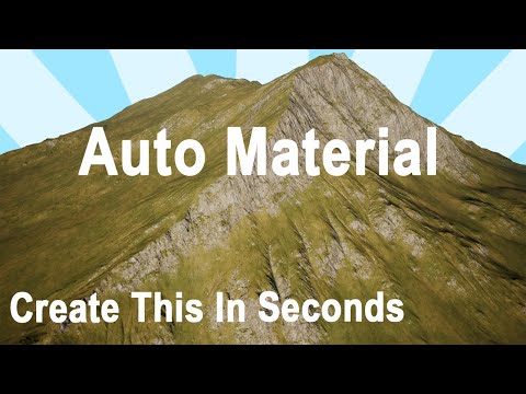 How to INSTANTLY TEXTURE your landscapes in UE4 - Unreal Engine tutorial
