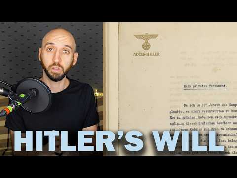 World War II Was Not About What We Think | Hitler's Political Testament
