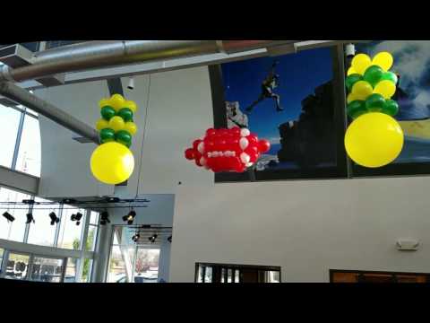 Balloon decorations for car dealerships, birthday parties or other balloon