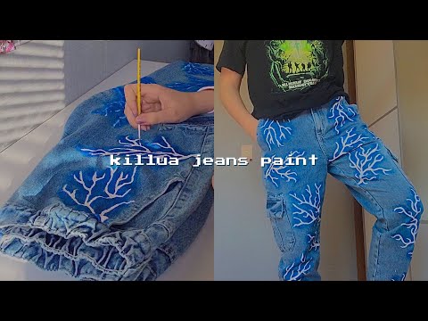 lightning jeans paint tutorial || Killua Zoldyck ⚡️