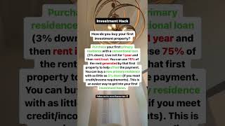 How to buy your first investment home. #mortgagetips #realestatetip #homeloantips