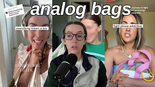 the tiktok analog bag