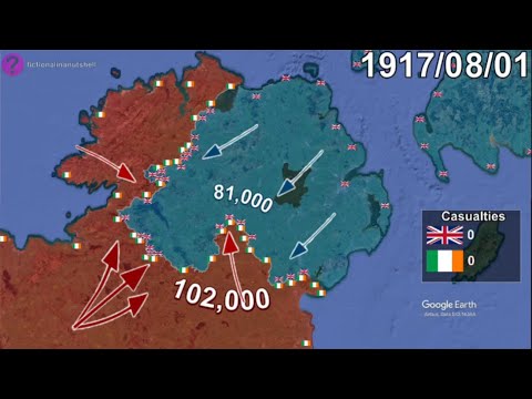 The Irish Annexation of Northern Ireland Everyday using Google Earth