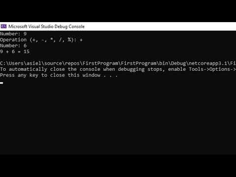 C# for Beginners - Mini Calculator