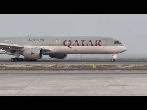 Have a close look at Airbus A350 from Qatar Airways, such a GORGEOUS machine !
