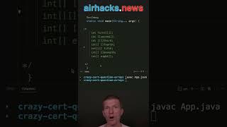 Crazy Java Certification Question: Array Declarations #java #shorts