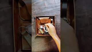 How do you organize a messy table? #valettray #handmade #trending  #accessoriestray #youtubestories