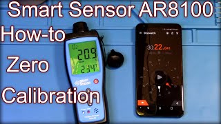 Smart Sensor AR8100 - Perform A Zero Calibration - Set APO - Set Alarm