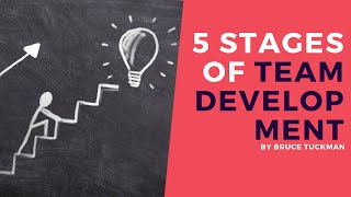 Leadership: 5 stages of Team Development by Bruce Tuckman  (PMP, Six Sigma)