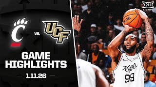 Cincinnati vs. #25 UCF Game Highlights | 2025-26 Big 12 Men's Basketball