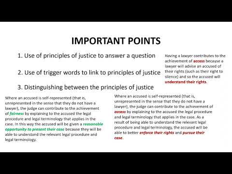 Principles of justice