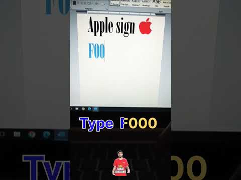 "Easy Tutorial: Insert Apple Logo in MS Word Using Alt Code | Viral Video Guide"#tech #ytshorts #gk