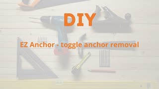 EZ Anchor  - 100lb drywall toggle anchor removal