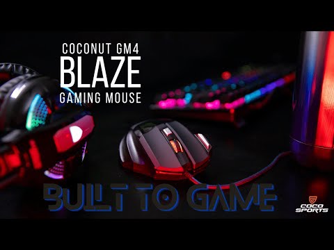 Premium Gaming Mouse -  GM4 Blaze | Coconut #gamingmouse #mycocosports