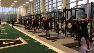 2014 Army Football Strength Training