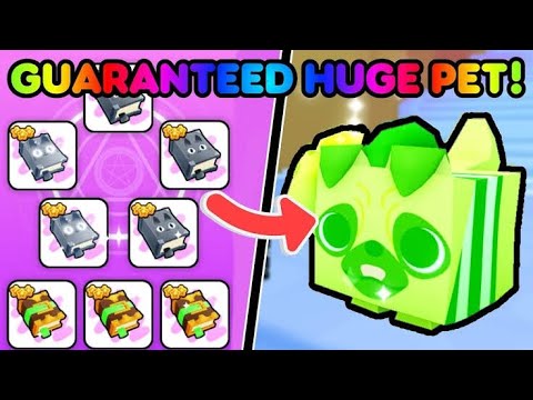PET SIMULATOR 99 HUGE PET GIVEAWAY | HATCHING UNTIL I GET AN ACTIVE HUGE PET