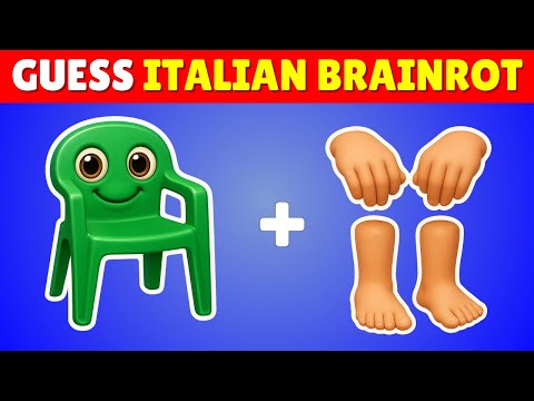 Guess the Italian Brainrot by Emojis 🦈🐊 | Brainrot Quiz