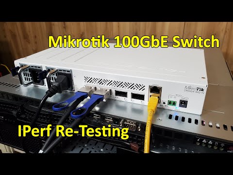Revisiting IPerf Testing on the Mikrotik CRS504-4XQ-IN 100GbE Network Switch