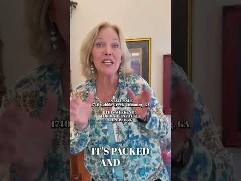 Estate Sale This Weekend in Cumming, GA | Daryl Burton Lyboldt, Burton Home Group