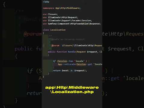 Multi bahasa Laravel Localization #shorts  #laravel #programmer #laraveldevelopers