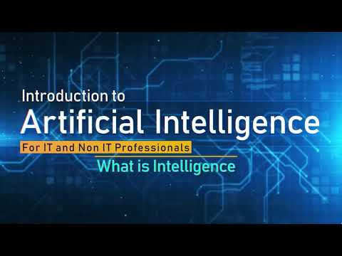 Part 1 || What is Intelligence || Introduction to AI || AI-001 Course- VU || Dr. Zafar Alvi