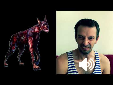 Resident Evil 1 - dogs sounds (trying to sound like a RE dog)