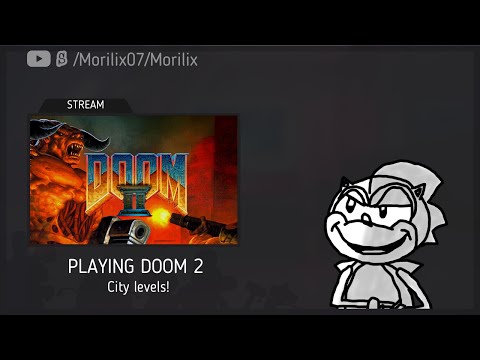 Playing DOOM 2 city levels