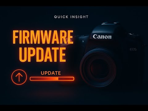 Canon Firmware update تحديث نظام تشغيل كاميرات الكانون