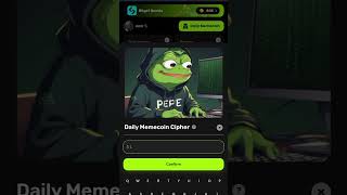 Meme lab daily chiper code today 30 October #memes #chipercode #airdrop #shorts