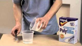 How to mix and use a powder filler