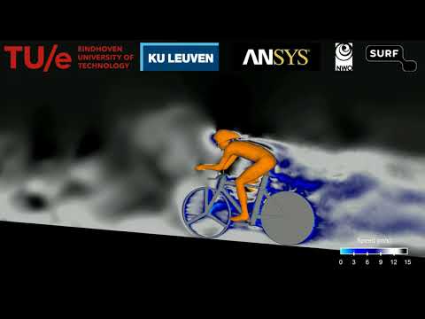Aerodynamic benefit of cyclist drafting behind motorcycle