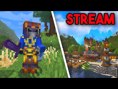My First YouTube Stream! Gathering Materials For My Nether Hub