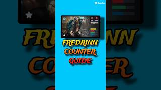 FREDRINN COUNTER GUIDE #ml #mobilelegend #mlprojects #mlbb #fanart