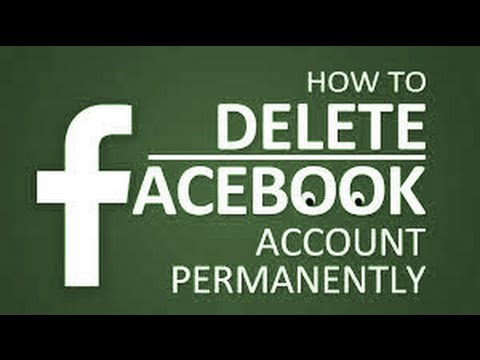 How to Delete Facebook Account permanently 2016 | Don't want to be on facebook anymore?