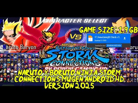 Naruto X Boruto Ninja Storm Connections Mugen Android HD Version 2025