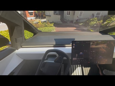 Cybertruck FSD Navigating World’s Curviest Street - Lombard St, San Francisco