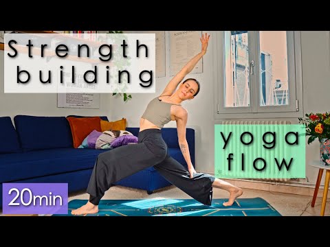 20 Min Yoga Strength Flow | Slow & Powerful for All Levels