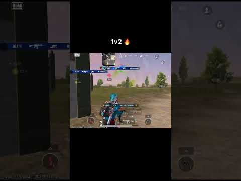 Epic 1v2 Clutch in BGMI 😎 #bgmishorts #bgmi