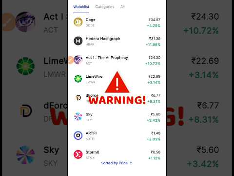 Coin Dcx Scam Alert⚠️/ #coindcxapp #coindcx #cryptonews #trading #scam #forextrading #trader #shorts