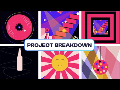 Motion graphics project breakdown - Party Project