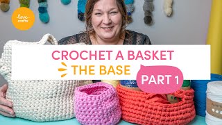 How to crochet a basket - The base #craftwithme