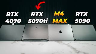 M4 Max MacBook vs ASUS P16 RTX 5090  vs MSI Stealth RTX 5070ti - I Wasn't Expecting This
