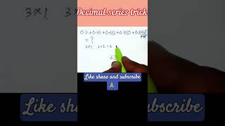 decimal trick  #oneminutemath #maths #fastmathtricks #quickmathtrick